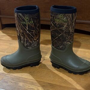 Magellan Outdoors Kids' Green and Brown Boots